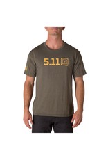 5.11 Tactical 41191AAC 5.11 Tactical Legasy Pop Tee S/S Color 223 Mil-Green Size XL