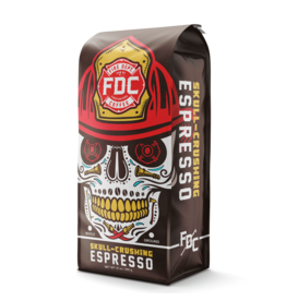 Fire Department Coffee FDC Coffee Skull-Crushing Espesso High Caffeine Coffee 340G