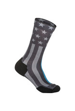 5.11 Tactical 10041AA 5.11 Tactical Sock and AWE Crew Thin Blue Line Size L