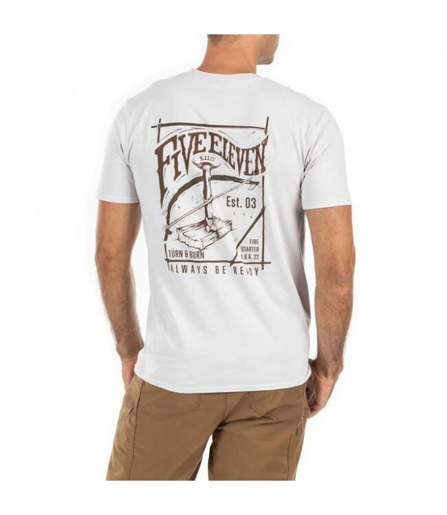 5.11 Tactical 41280ADE 5.11 Tactical Turn and Burn SS Tee 093 Steam