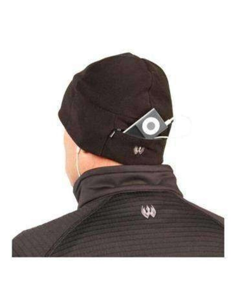 Blackhawk 808001BK Blackhawk Fleece Watch Cap With Media Pocket Color: Black