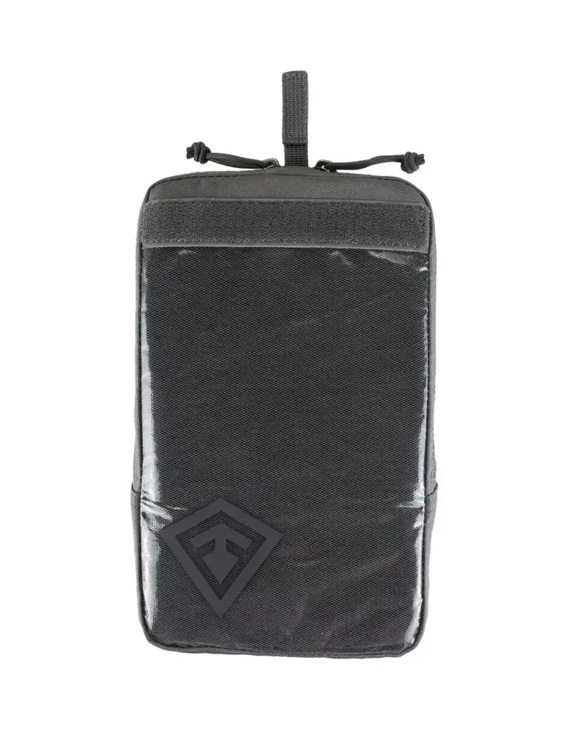 First Tactical FT80033 First Tactical 6X10 Velcro Pouch 015 Asphalt