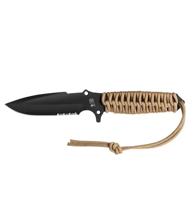 TB Outdoor Knives Maraudeur®  Paracord Serrated Blade+ Kydex Sheath