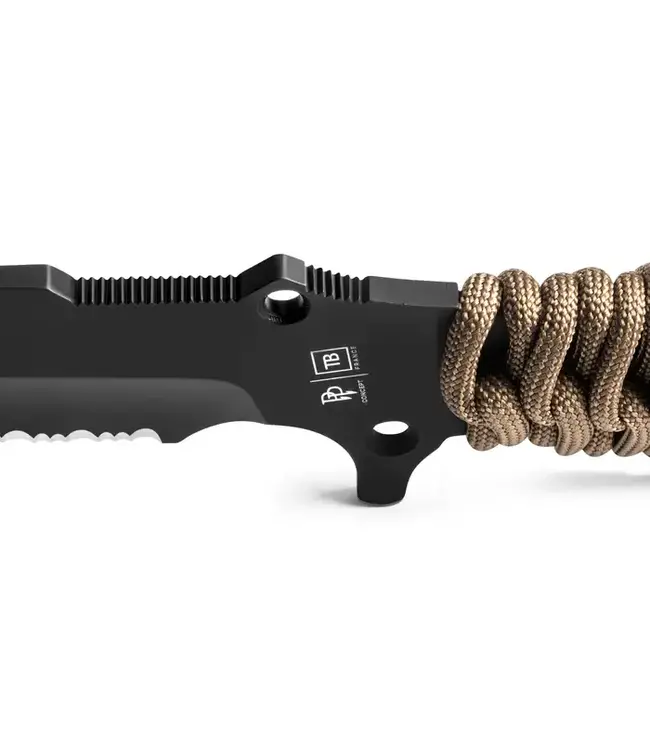 TB Outdoor Knives Maraudeur®  Paracord Serrated Blade+ Kydex Sheath