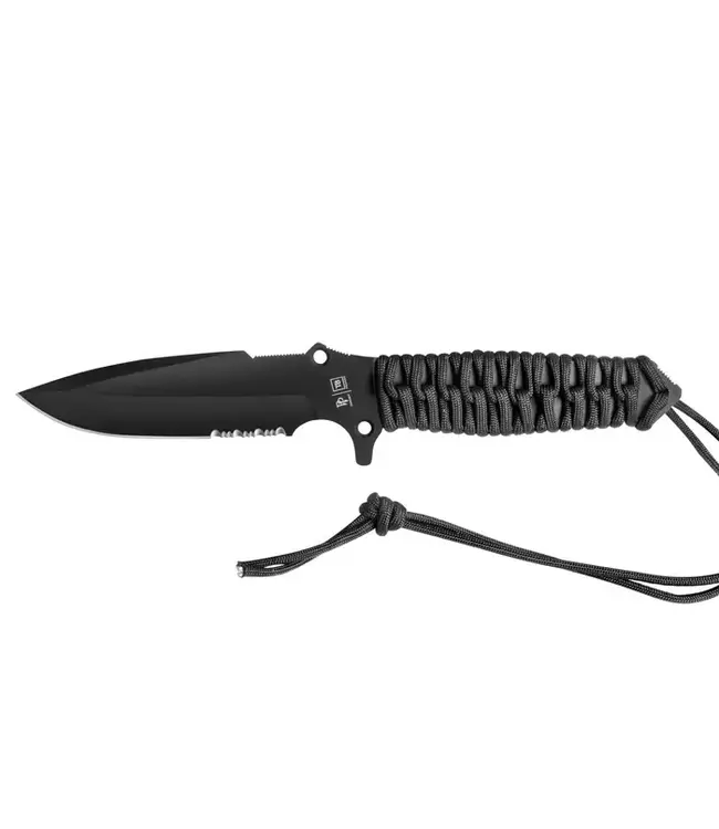 TB Outdoor Knives Maraudeur®  Paracord Serrated Blade+ Kydex Sheath
