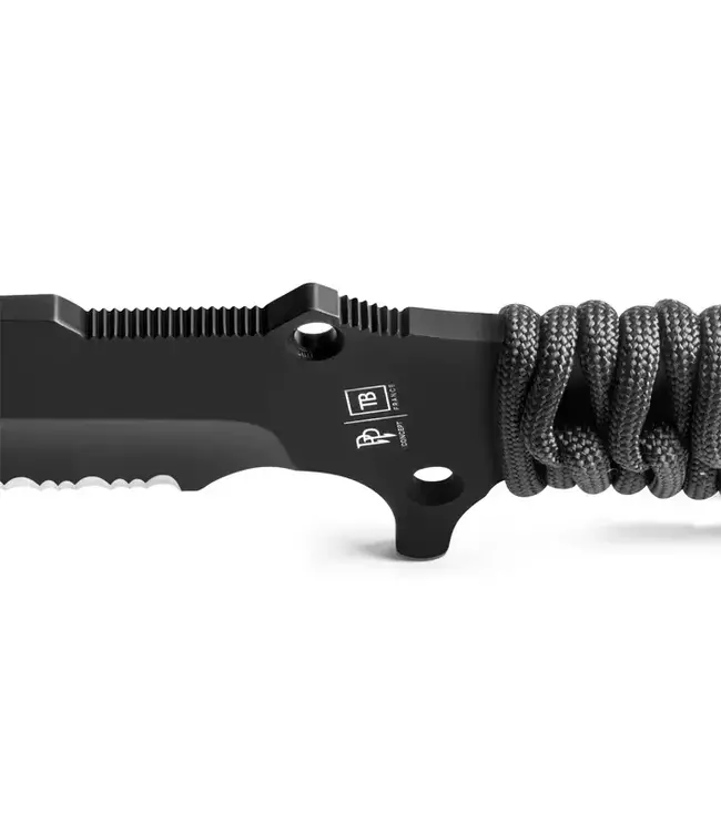 TB Outdoor Knives Maraudeur®  Paracord Serrated Blade+ Kydex Sheath