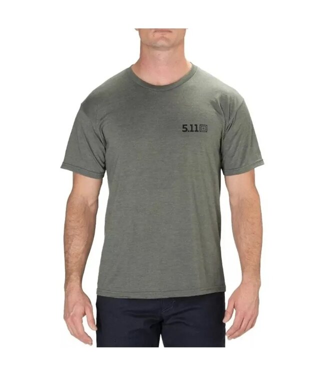 5.11 Tactical 41280 UM Mission S/S Tee 223 Military-GRN-HTR