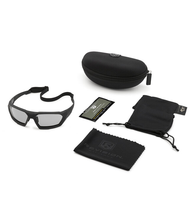 Revision Revision Shadowstrike Ballistic Sunglasses Black - Photo-chromic lens
