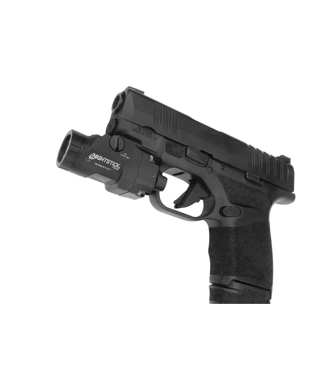 Nightstick Nightstick Subcompact Handgun Light, Short/Narrow Rail models - 1 CR123 – Black
