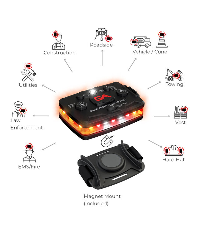 Guardian Angel Guardian Angel Orange / Orange Multi-Functional Elite Series (ELT-O/O-2)