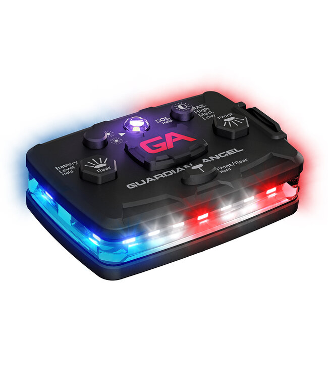 Guardian Angel GA Infrared Hybrid LAW Enforcement Guardian Angel Light Red/Blue (ELT-R/B-IR)