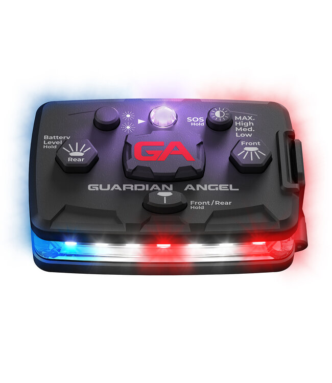 Guardian Angel GA Infrared Hybrid LAW Enforcement Guardian Angel Light Red/Blue (ELT-R/B-IR)