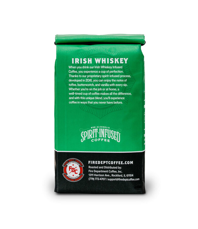 Fire Department Coffee FDC Coffee Irish Whiskey Infused Coffee 340 G