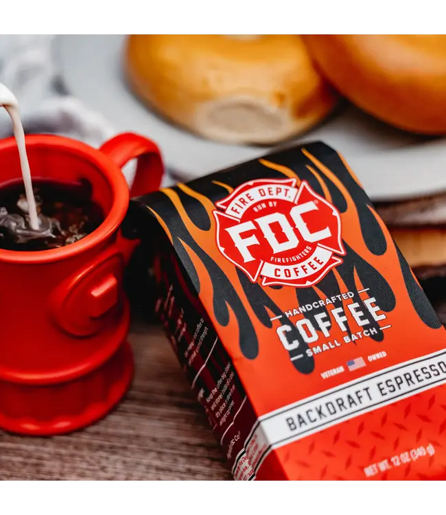 Fire Department Coffee FDC Coffee Backdraft Espresso Coffee 340 g