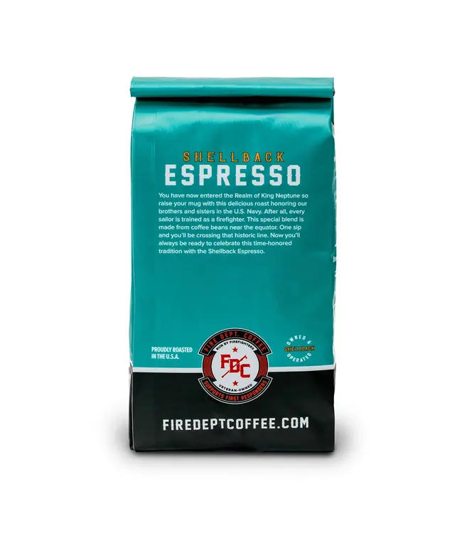 Fire Department Coffee FDC Shellback Espresso Whole Bean Coffee