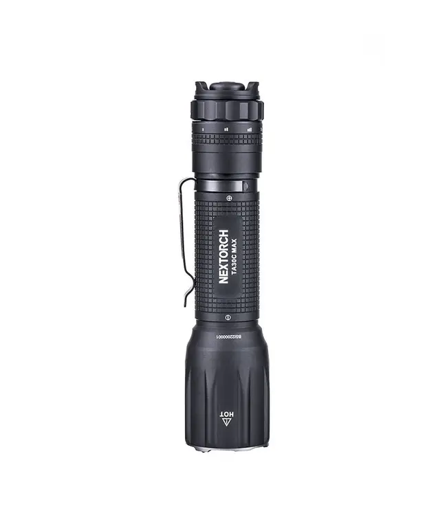 Nextorch NEXTORCH TA30C MAX One-Step Strobe Tactical Flashlight - 3000 Lumens Black