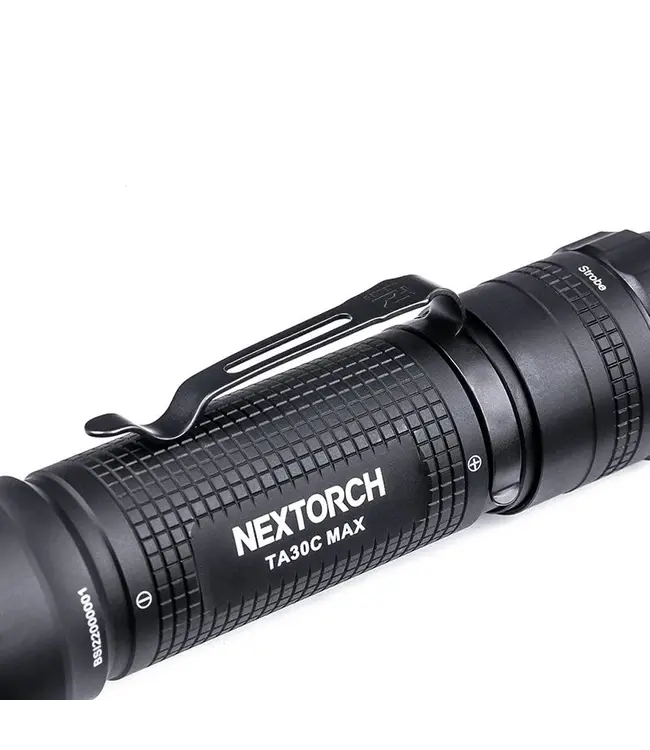 Nextorch NEXTORCH TA30C MAX One-Step Strobe Tactical Flashlight - 3000 Lumens Black