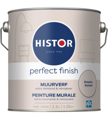 Histor Perfect Finish Muurverf Mat Dreamy Sonnet PPG1061-2