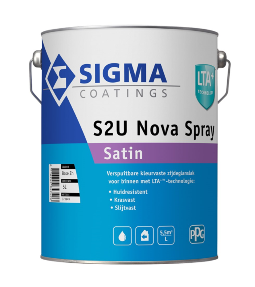 Sigma S2U Nova Spray Satin | Verspuitbare Zijdeglans Lakverf Binnen
