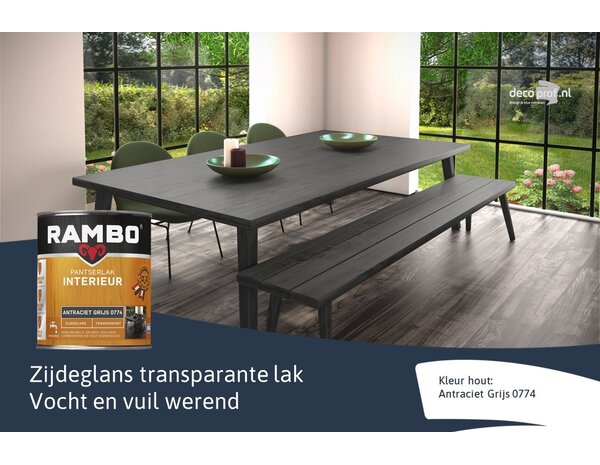 Rambo Pantserlak Interieur Transparant Zijdeglans Antr.Grijs 0774 Rambo Pantserlak Interieur Transparant Zijdeglans Antr.Grijs 0774
