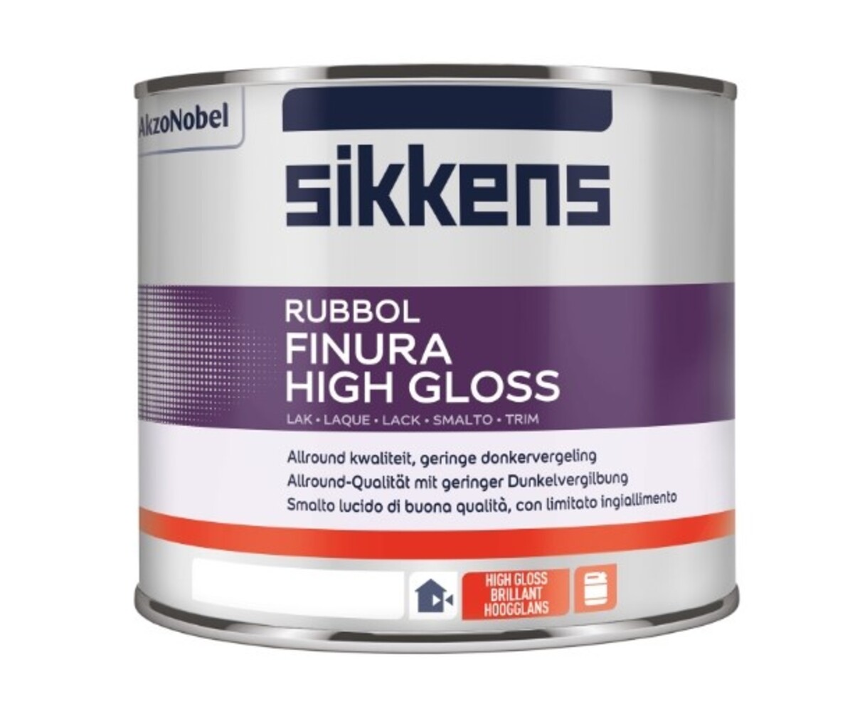 Sikkens Rubbol Finura High Gloss | Hoogglans Lakverf Buiten Sikkens Rubbol Finura High Gloss | Hoogglans Lakverf Buiten