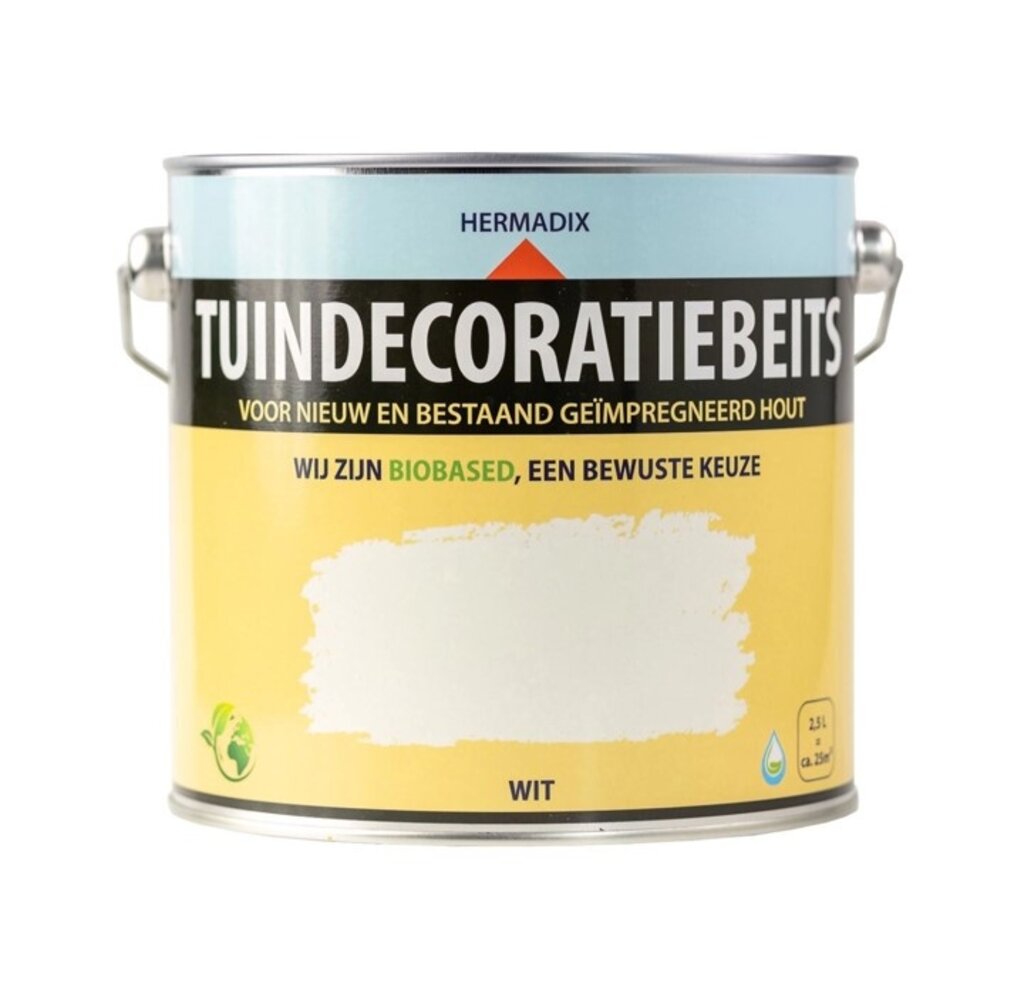 Hermadix Tuindecoratiebeits Dekkend Wit 705 Hermadix Tuindecoratiebeits Dekkend Wit 705