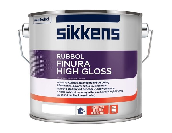 Sikkens Rubbol Finura High Gloss | Hoogglans Lakverf Buiten Sikkens Rubbol Finura High Gloss | Hoogglans Lakverf Buiten