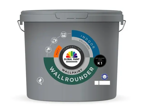 Global Paint Wallrounder Matt | Matte Muurverf & Plafondverf Global Paint Wallrounder Matt | Matte Muurverf & Plafondverf