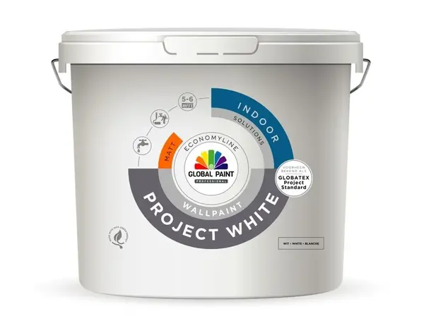 Global Paint Project White | Matte Muurverf Global Paint Project White | Matte Muurverf