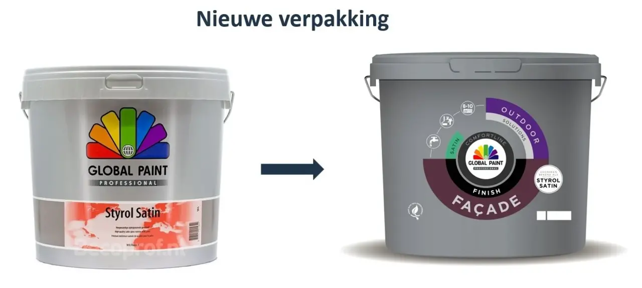 Global Paint Facade Finish Satin | Zijdeglans Gevelverf Global Paint Facade Finish Satin | Zijdeglans Gevelverf