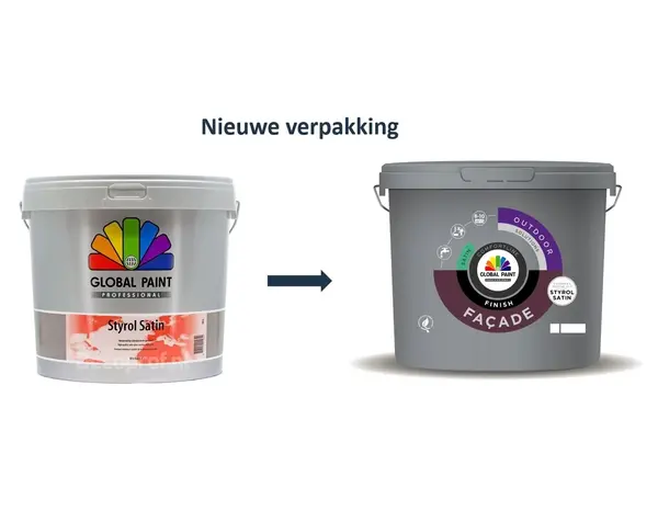 Global Paint Facade Finish Satin | Zijdeglans Gevelverf Global Paint Facade Finish Satin | Zijdeglans Gevelverf