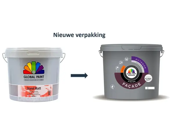 Global Paint Facade Finish Matt | Matte Gevelverf Global Paint Facade Finish Matt | Matte Gevelverf