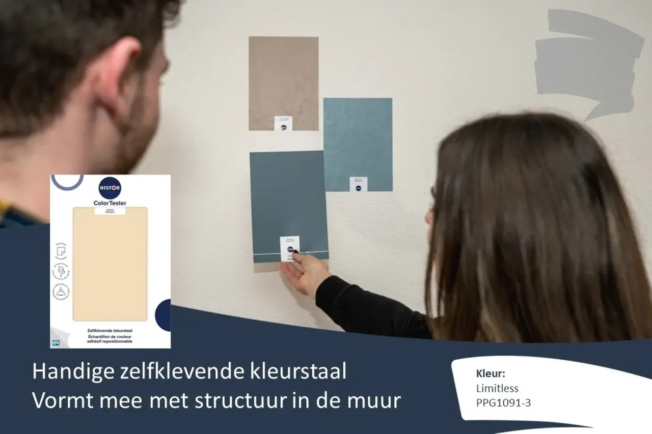 Kleurstaal Histor Colortester Limitless PPG1091-3 Kleurstaal Histor Colortester Limitless PPG1091-3