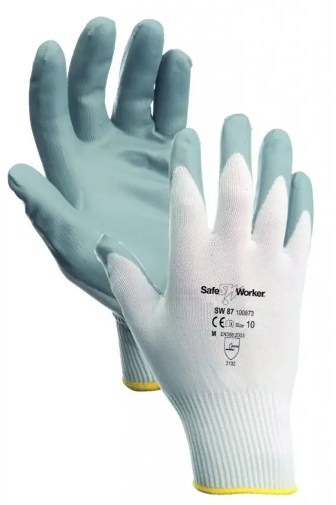 SafeWorker Handschoen Nitrile Thomsit SW87 SafeWorker Handschoen Nitrile Thomsit SW87