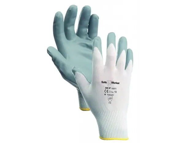SafeWorker Handschoen Nitrile Thomsit SW87 SafeWorker Handschoen Nitrile Thomsit SW87