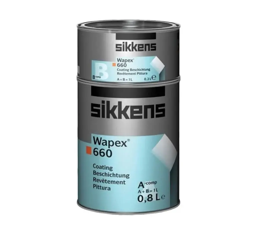 Sikkens Wapex 660 | 2K Zijdeglans Vloercoating - 1 LTR 