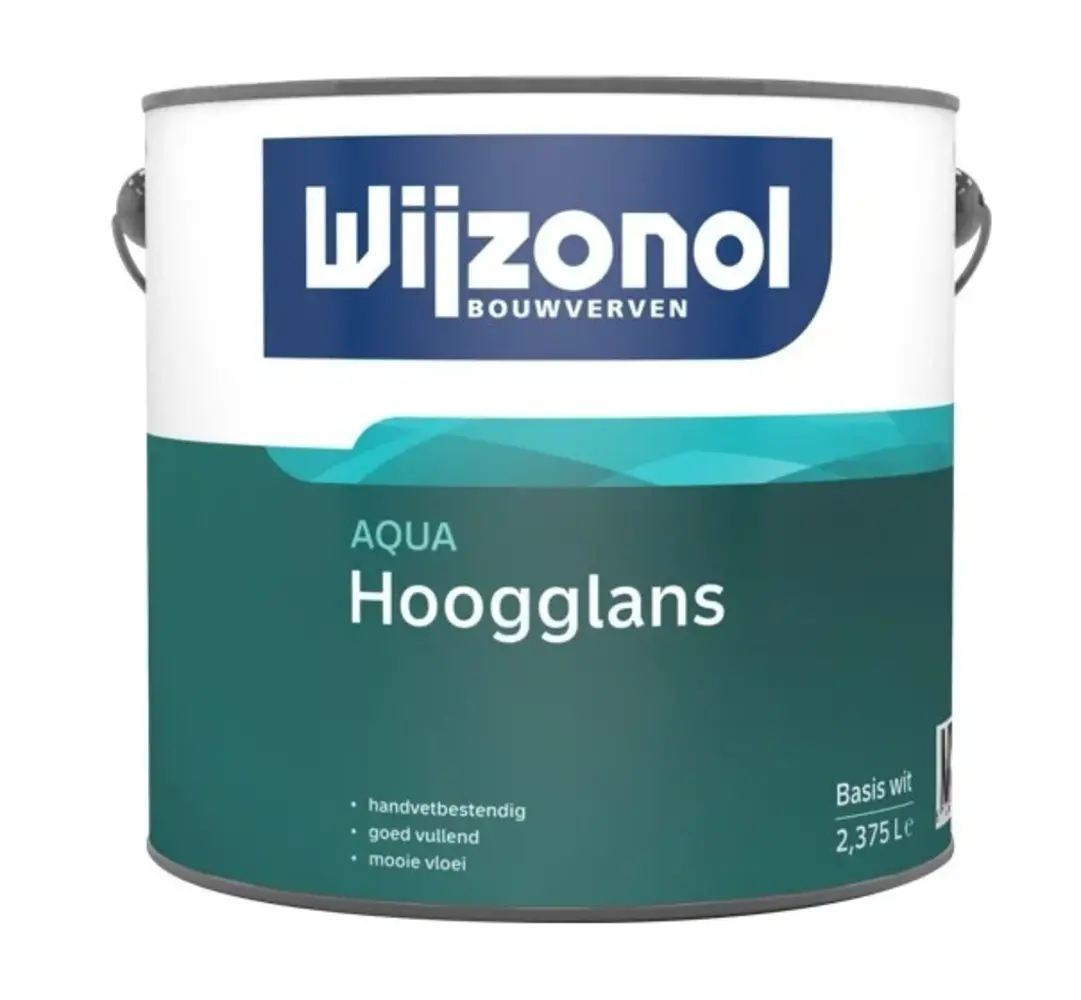 Wijzonol Aqua Hoogglans | Hoogglans Lakverf Binnen & Buiten Wijzonol Aqua Hoogglans | Hoogglans Lakverf Binnen & Buiten