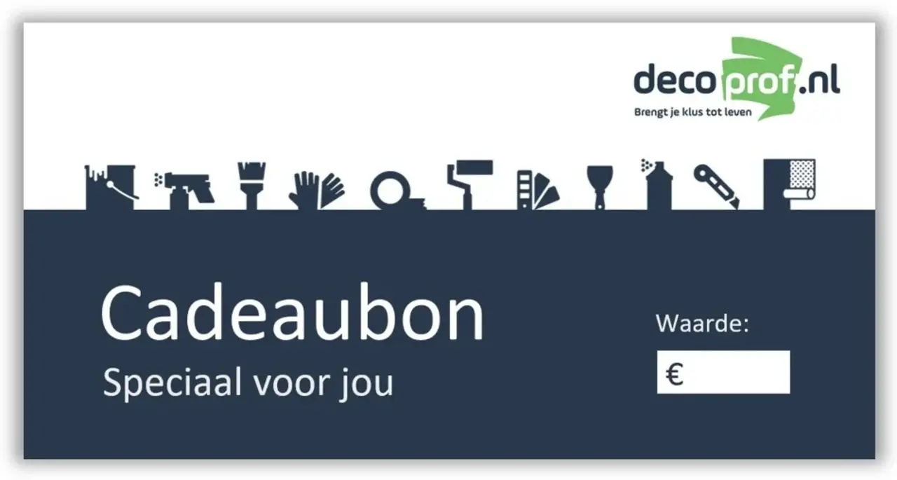Decoprof Cadeaubon Decoprof Cadeaubon
