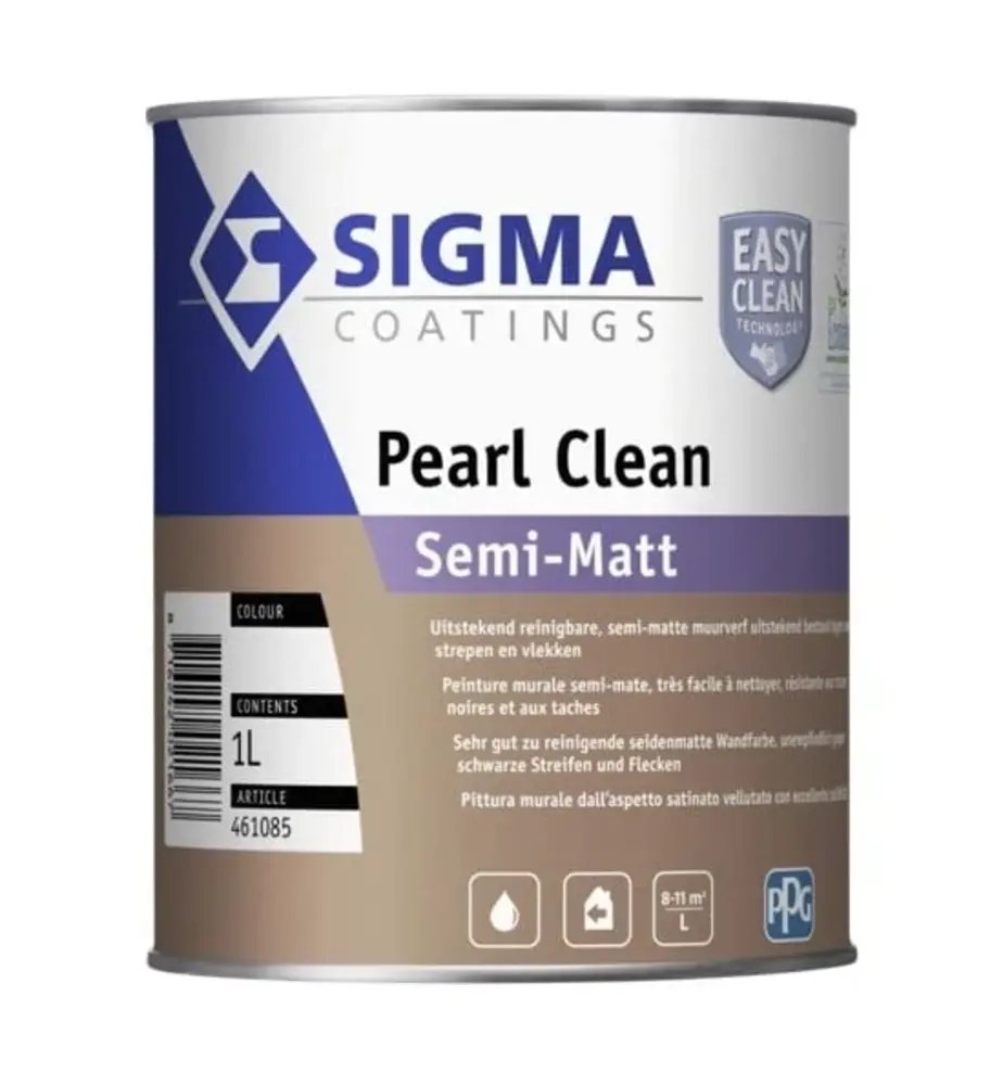 Sigma Pearl Clean Semi-Matt | Reinigbare Muurverf