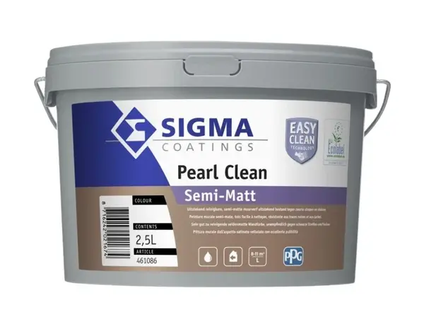 Sigma Pearl Clean Semi-Matt | Reinigbare Muurverf