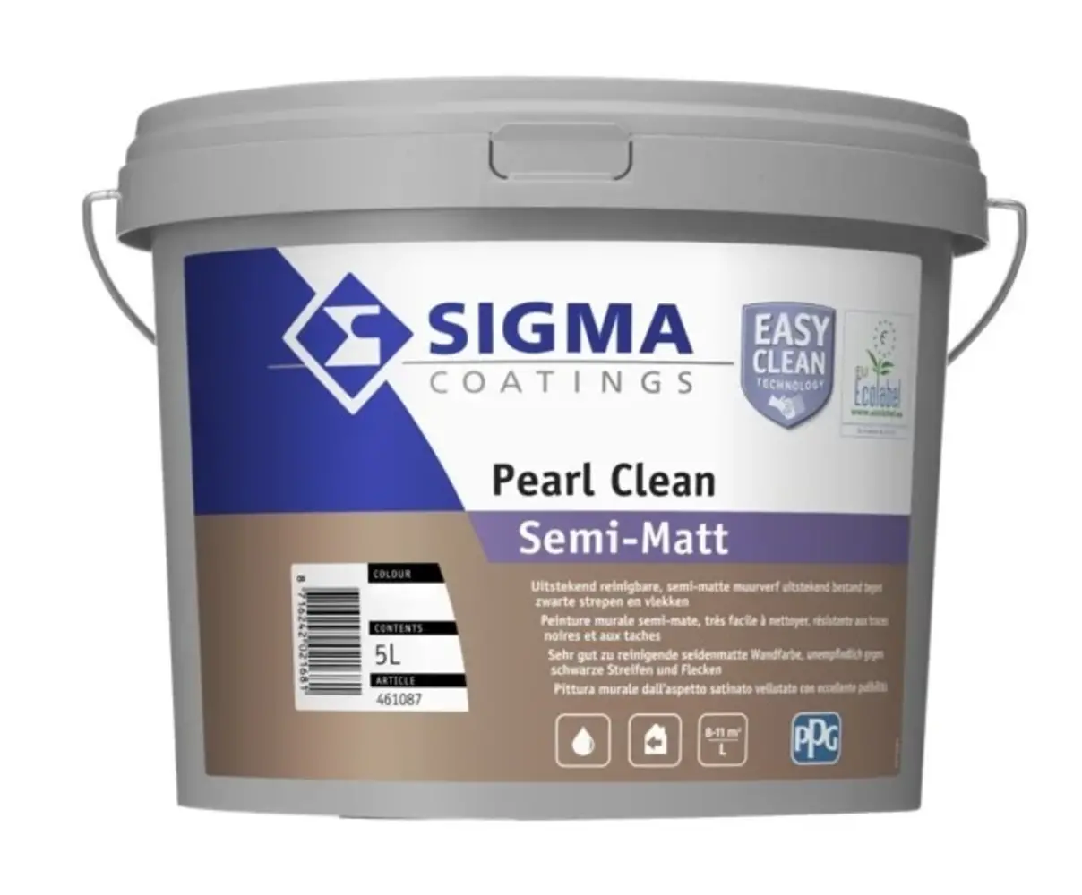 Sigma Pearl Clean Semi-Matt | Reinigbare Muurverf