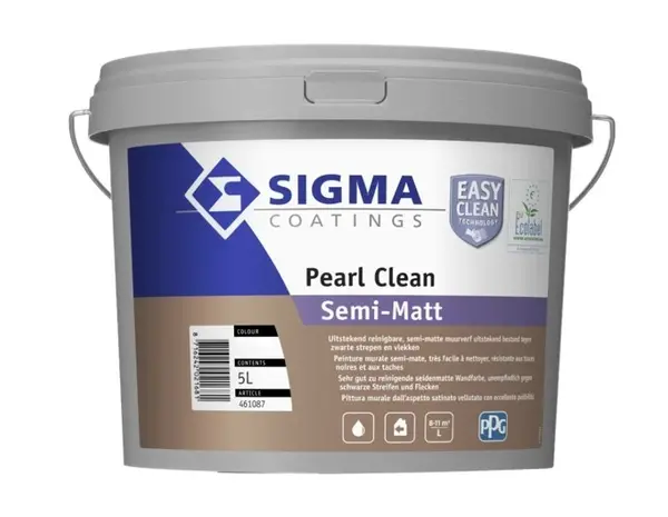 Sigma Pearl Clean Semi-Matt | Reinigbare Muurverf