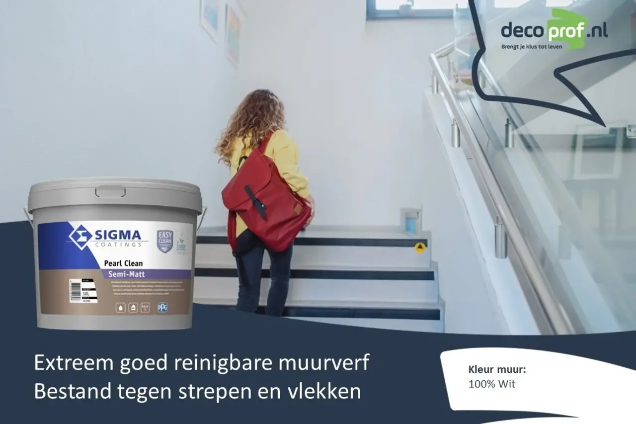 Sigma Pearl Clean Semi-Matt | Reinigbare Muurverf