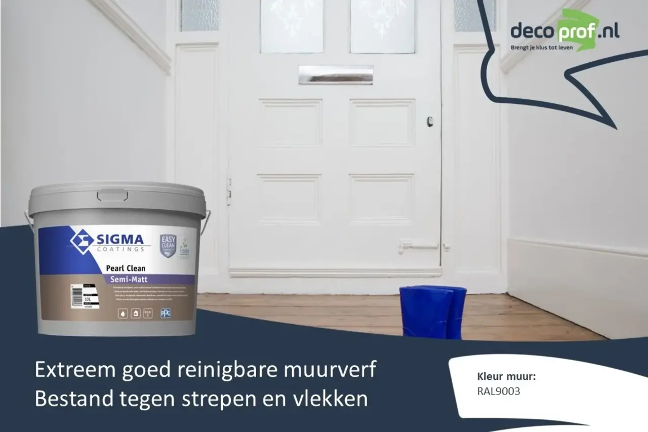 Sigma Pearl Clean Semi-Matt | Reinigbare Muurverf
