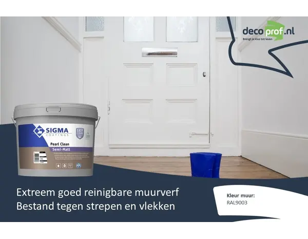 Sigma Pearl Clean Semi-Matt | Reinigbare Muurverf