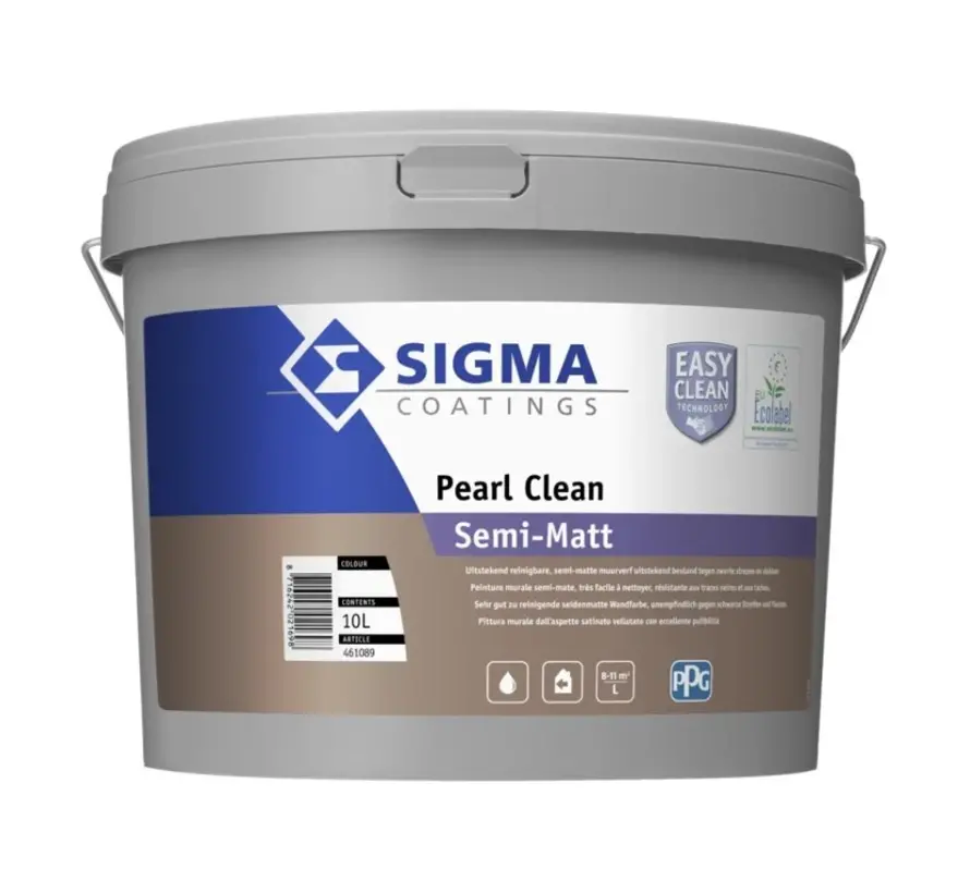 Sigma Pearl Clean Semi-Matt | Reinigbare Muurverf - 1 LTR 