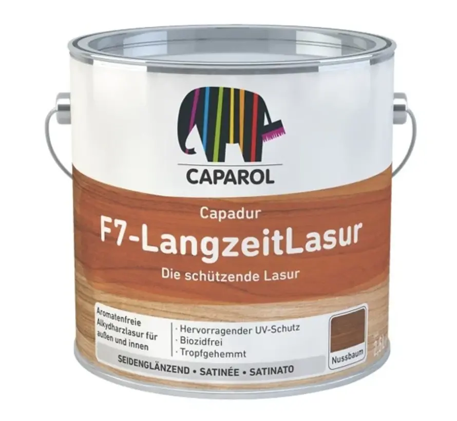 Caparol Capadur Decor F7 Langzeitlasur - 2,5 LTR 