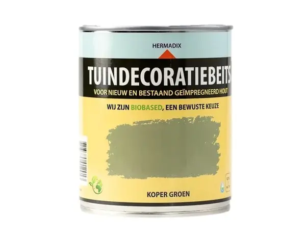 Hermadix Tuindecoratiebeits Dekkend Koper Groen 707