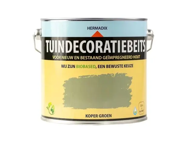 Hermadix Tuindecoratiebeits Dekkend Koper Groen 707