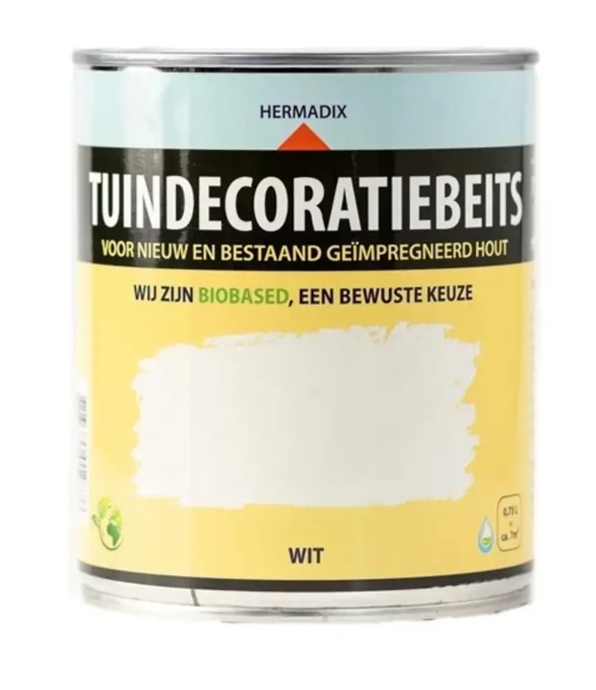 Hermadix Tuindecoratiebeits Dekkend Wit 705 Hermadix Tuindecoratiebeits Dekkend Wit 705